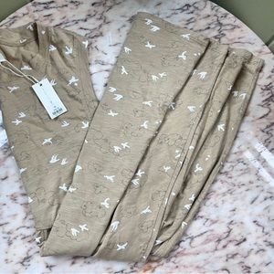 Rylee & Cru Womens Layla Dress clouds medium nwt